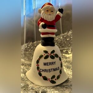 Vintage 1986 Christmas Around the World Santa’s Back Bell